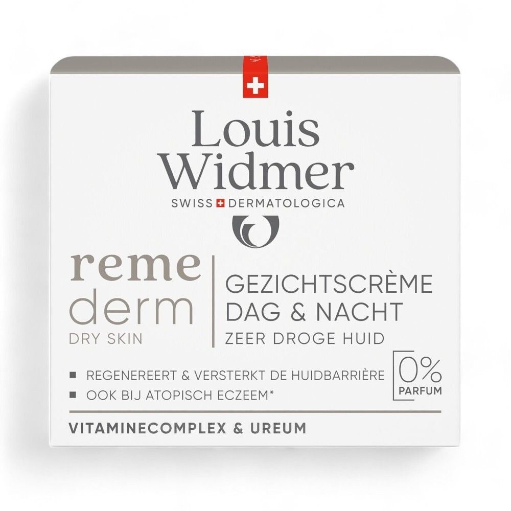 Louis Widmer Remederm Dry Skin Crème Visage Jour & Nuit | Sans Parfum