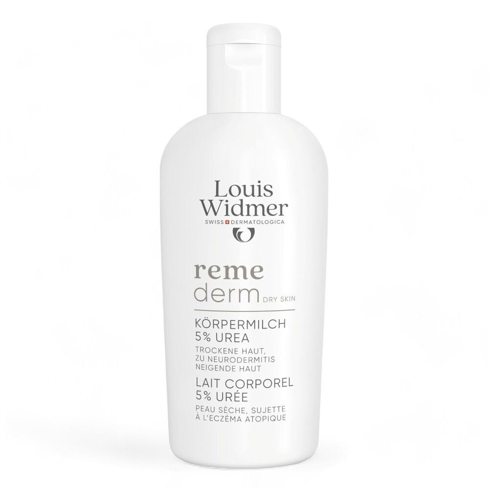 Louis Widmer Remederm Dry Skin Lait Corporel 5 % Urée Sans Parfum