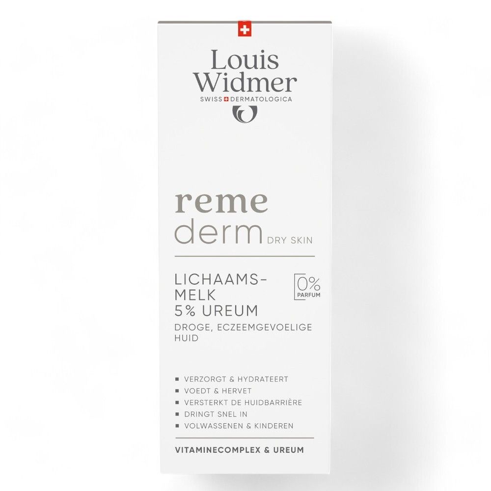 Louis Widmer Remederm Dry Skin Lait Corporel 5 % Urée Sans Parfum
