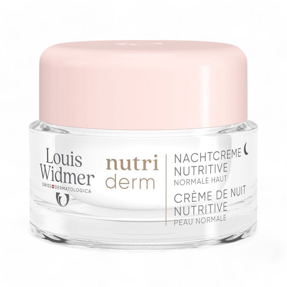 Louis Widmer Nutriderm Nachtcrème Nutritive Zonder Parfum