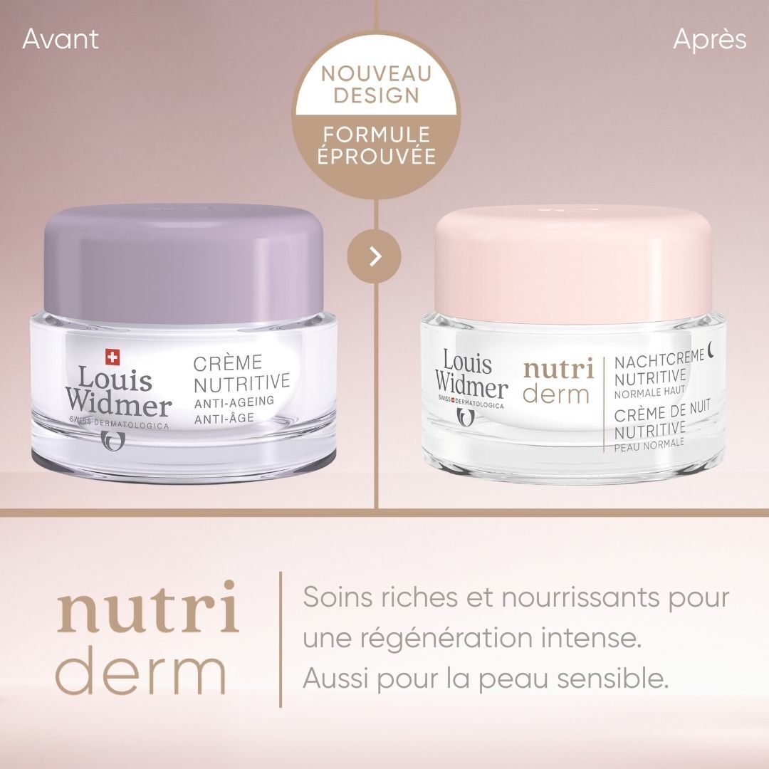 Louis Widmer Nutriderm Crème de Nuit Nutritive Légèrement Parfumée