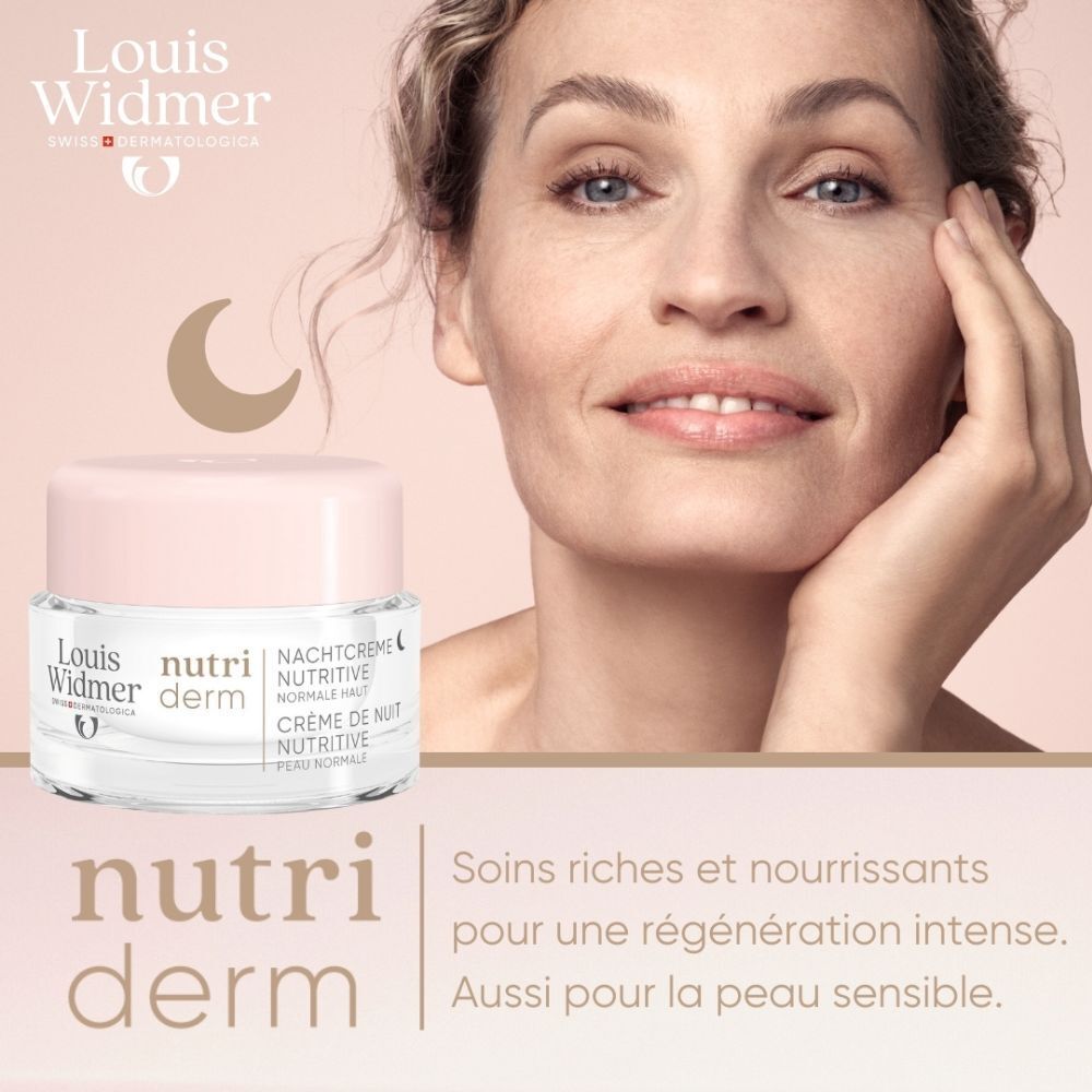 Louis Widmer Nutriderm Crème de Nuit Nutritive Légèrement Parfumée