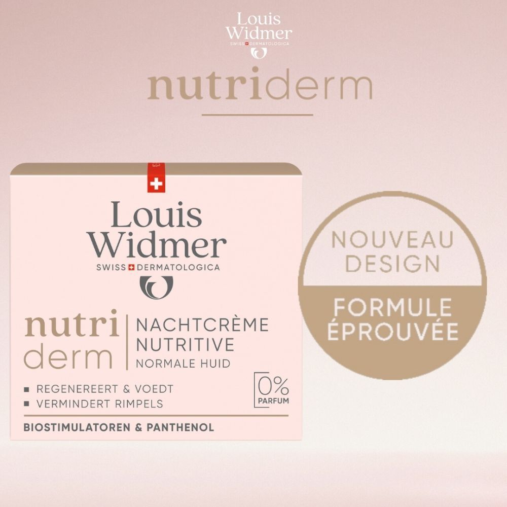 Louis Widmer Nutriderm Crème de Nuit Nutritive Légèrement Parfumée