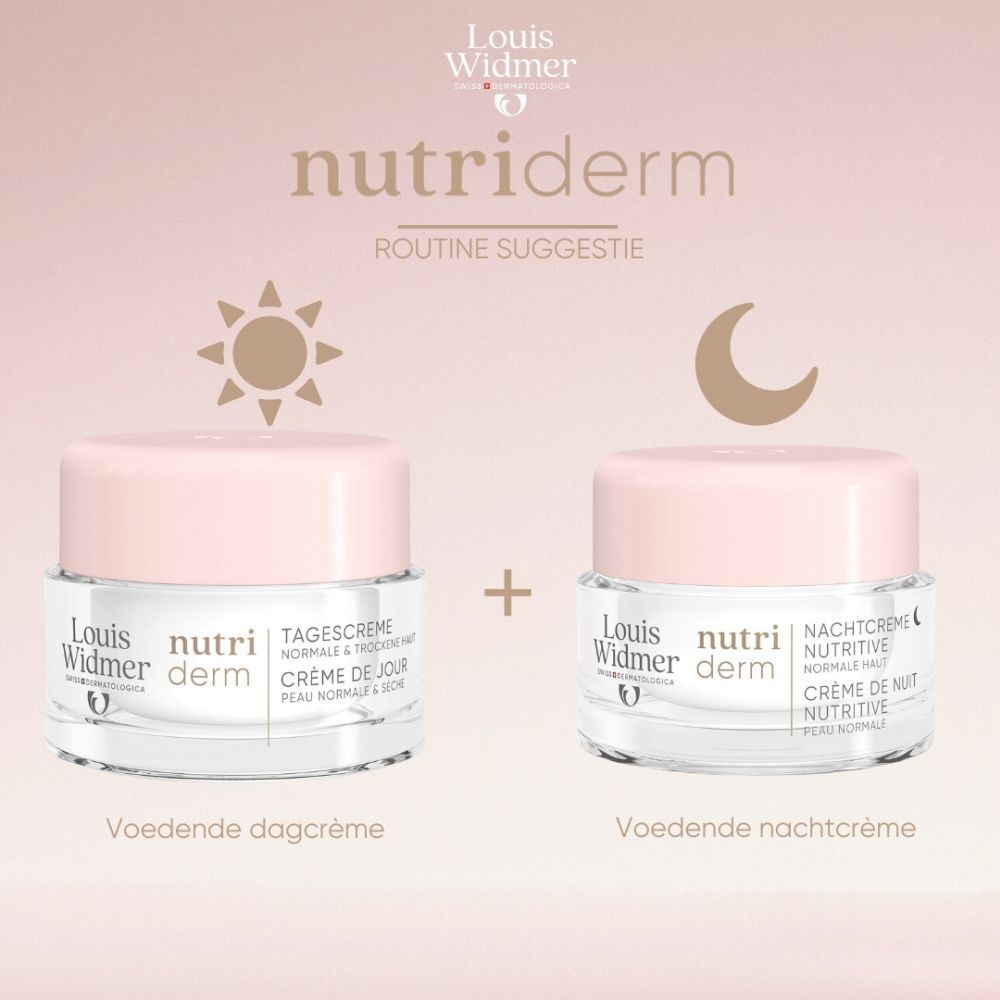 Louis Widmer Nutriderm Nachtcrème Nutritive Zonder Parfum