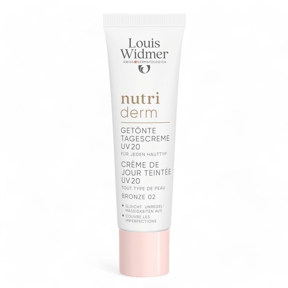 Louis Widmer Nutriderm Crème de Jour Teintée UV20 Bronze 02