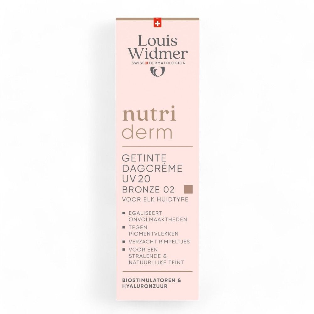 Louis Widmer Nutriderm Crème de Jour Teintée UV20 Bronze 02