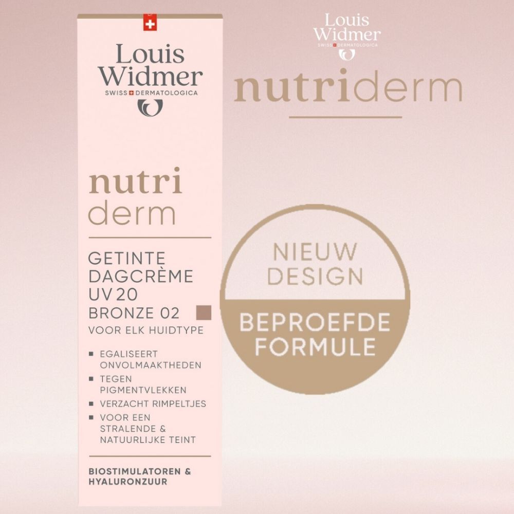 Louis Widmer Nutriderm Getinte Dagcrème UV 20 Bronze 02
