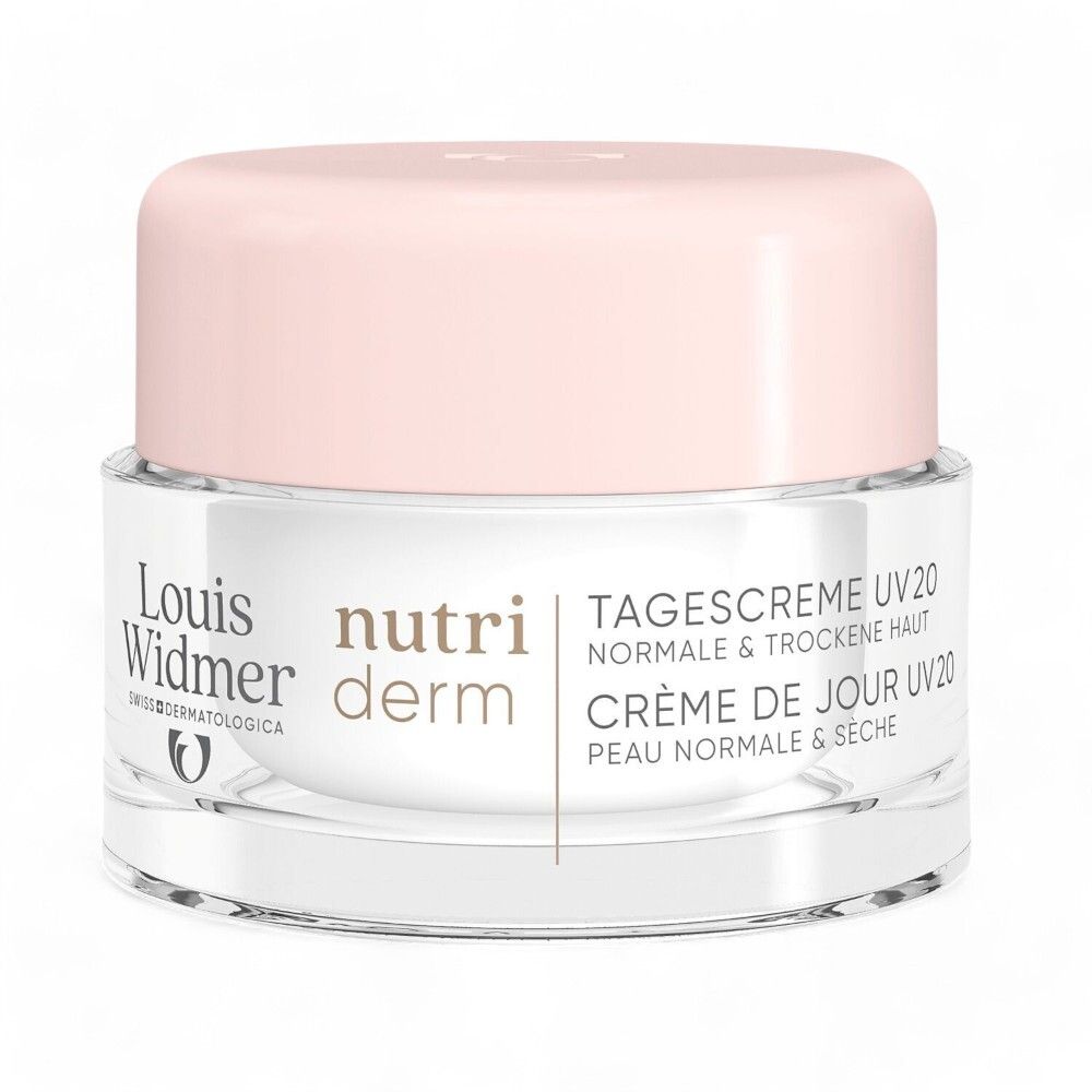 Louis Widmer Nutriderm Dagcrème UV20 | Zonder Parfum