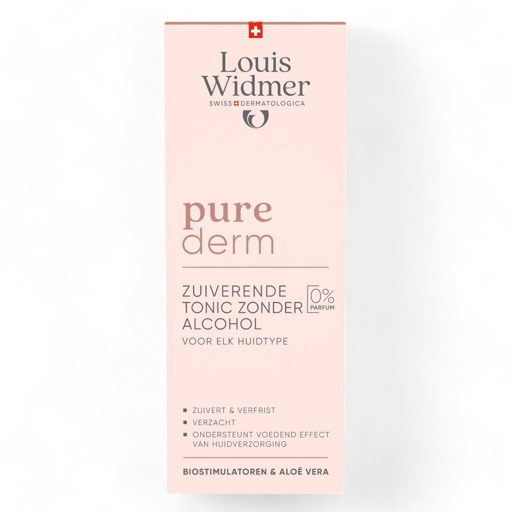 Louis Widmer Purederm Zuiverende Tonic Zonder Alcohol Zonder Parfum