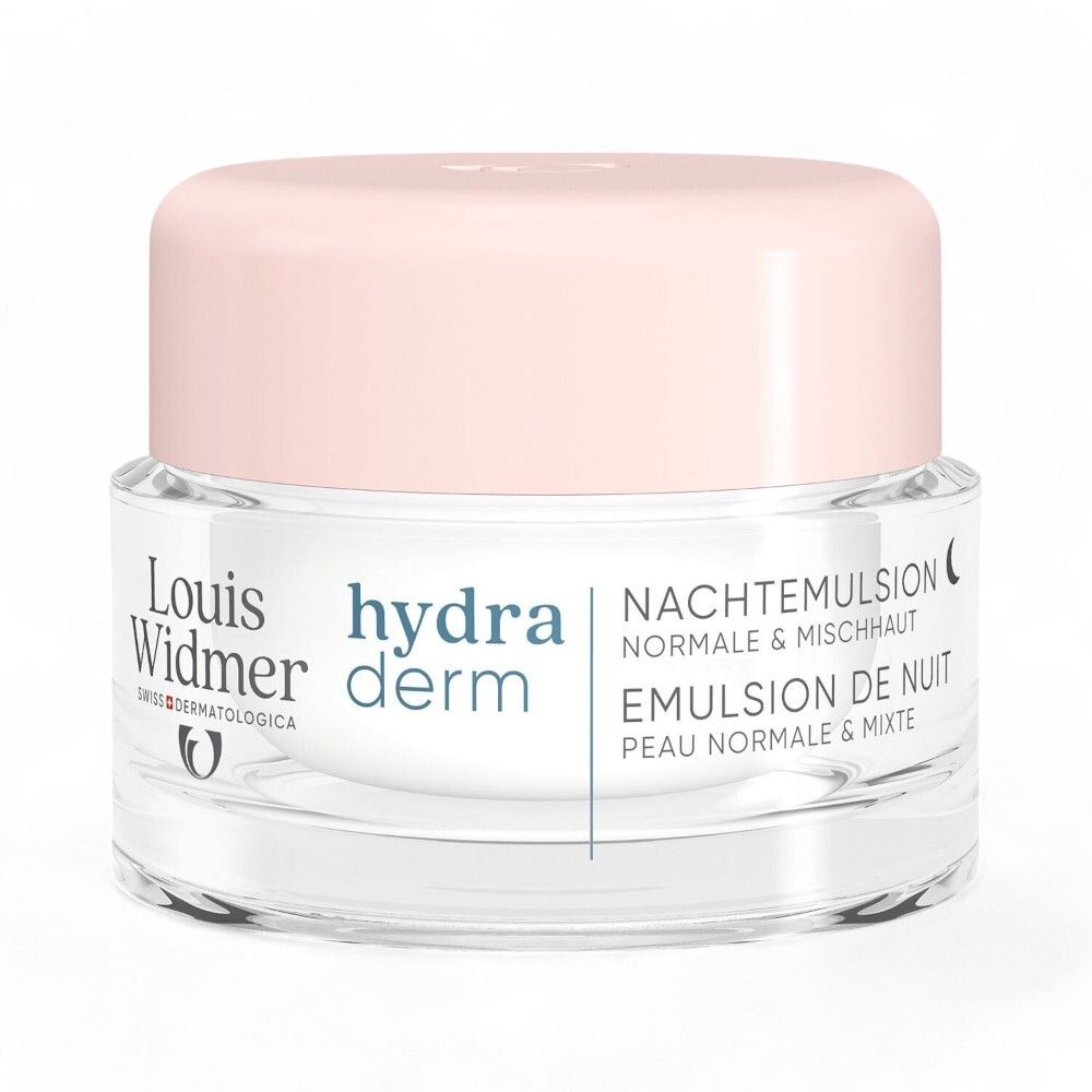 Louis Widmer Hydraderm Nachtemulsie Zonder Parfum