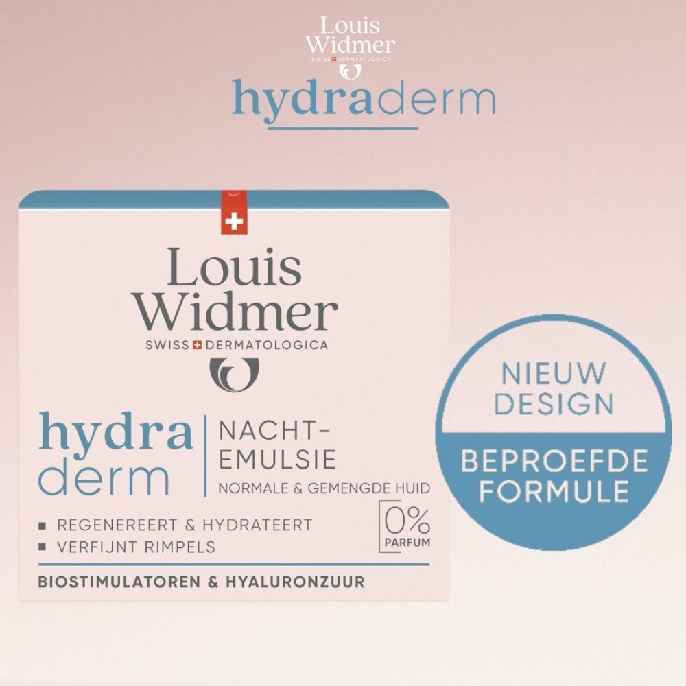 Louis Widmer Hydraderm Nachtemulsie Zonder Parfum