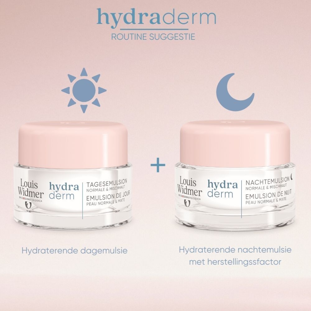 Louis Widmer Hydraderm Nachtemulsie Zonder Parfum
