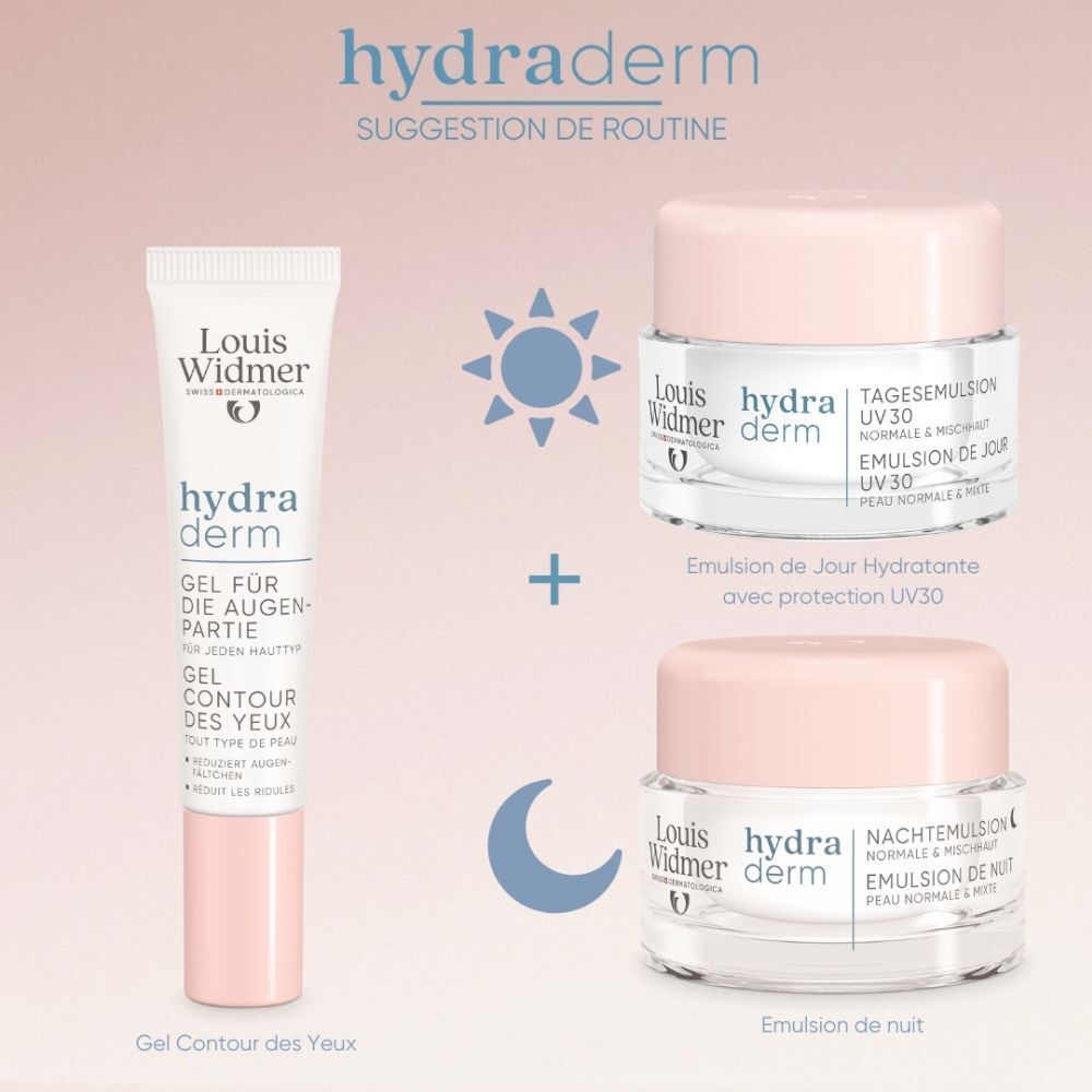 Louis Widmer Hydraderm Gel Contour des Yeux Légèrement Parfumé