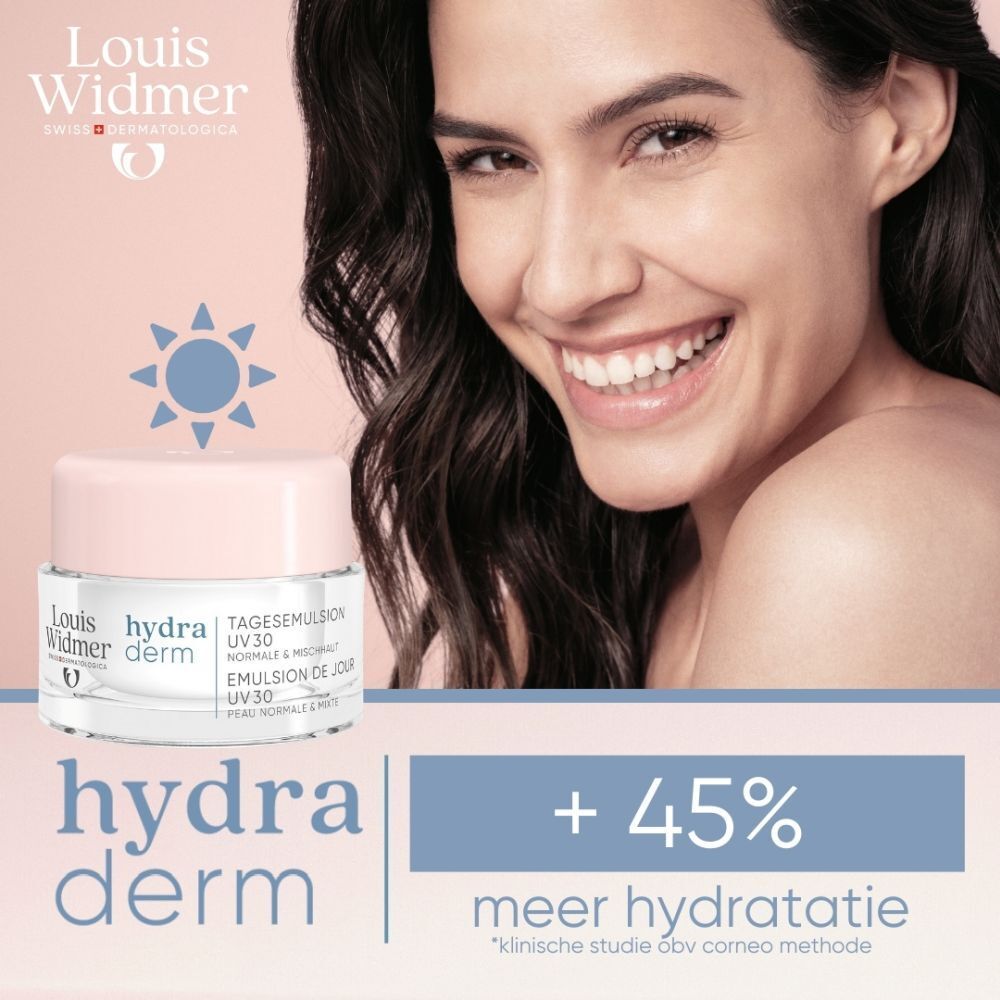 Louis Widmer Hydraderm Dagemulsie UV30 Licht Geparfumeerd