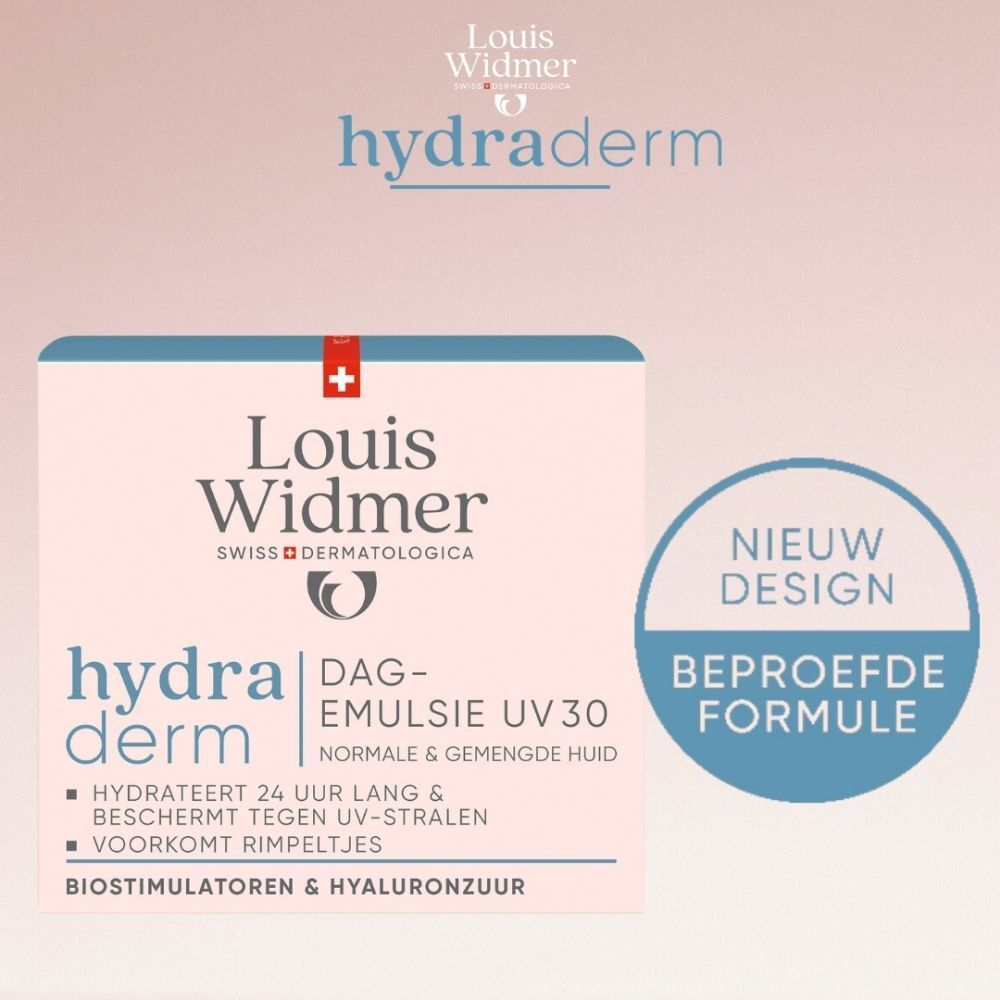 Louis Widmer Hydraderm Dagemulsie UV30 Licht Geparfumeerd