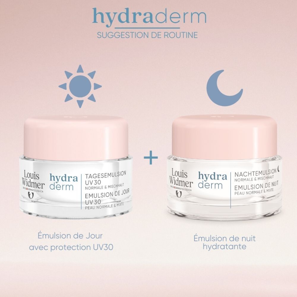 Louis Widmer Hydraderm Émulsion de Jour UV30 Légèrement Parfumée