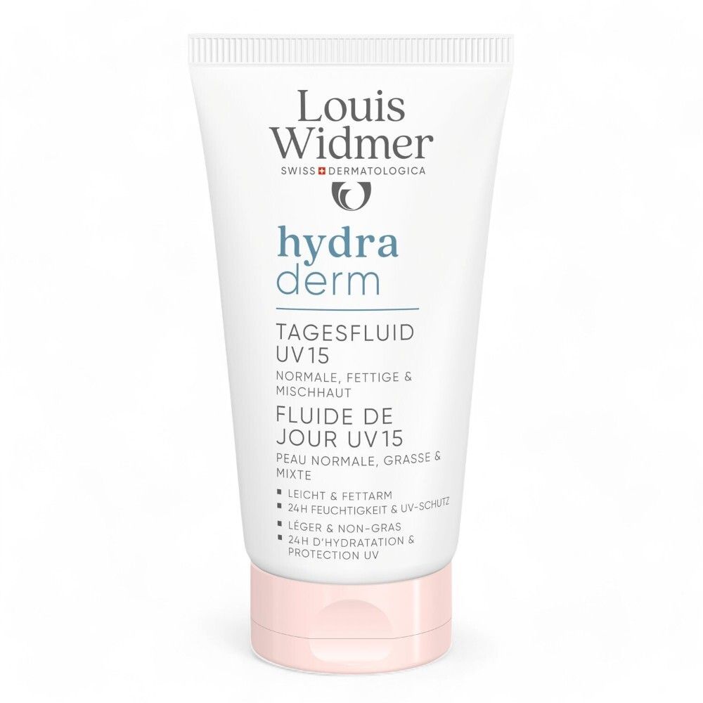 Louis Widmer Hydraderm Dag Fluide UV15 Légèrement Parfumé