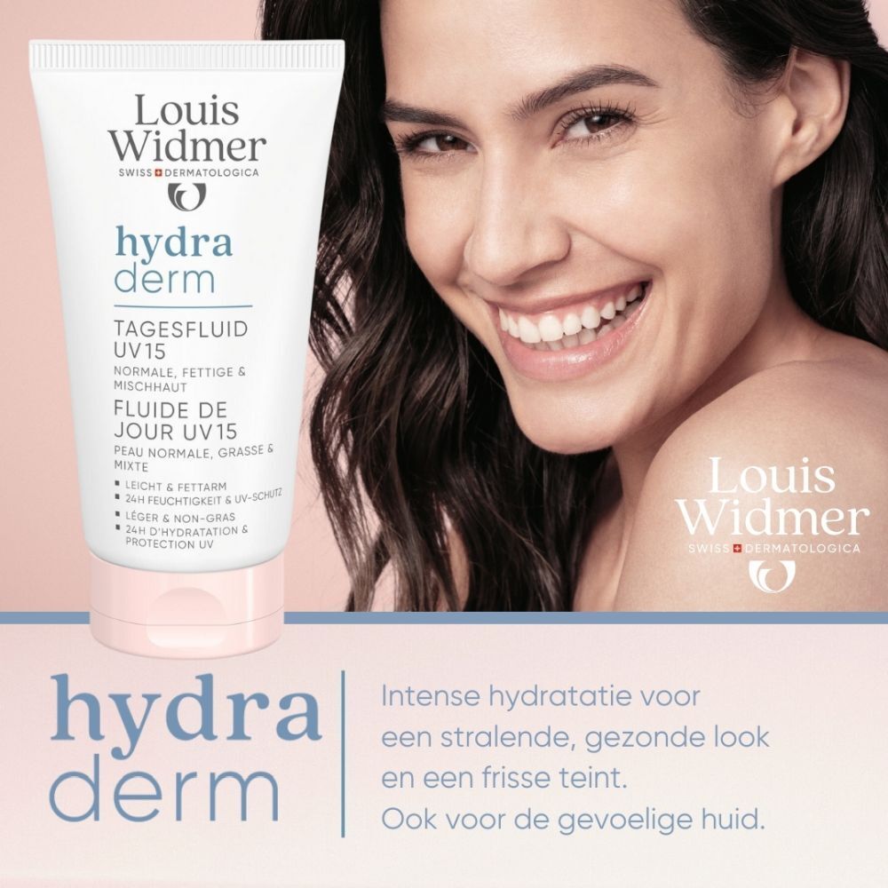 Louis Widmer Hydraderm Dag Fluide UV15 Légèrement Parfumé