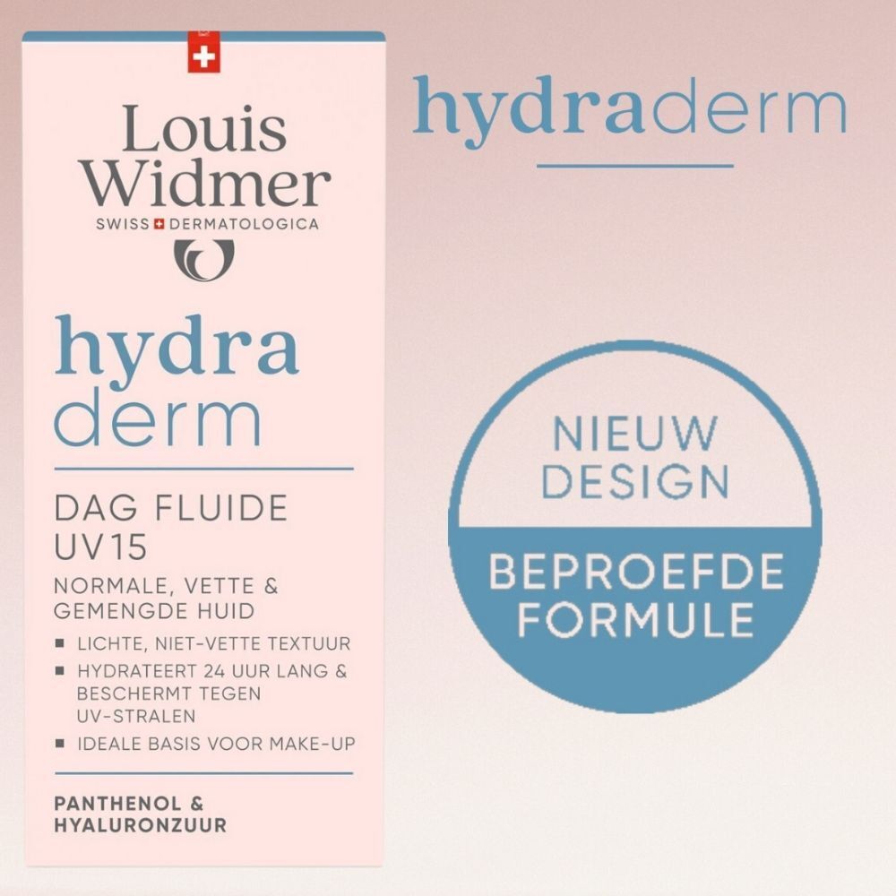 Louis Widmer Hydraderm Dag Fluide UV15 Légèrement Parfumé