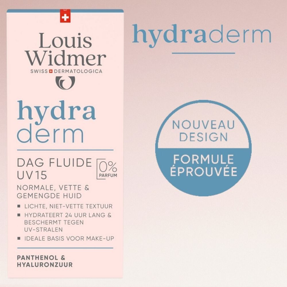 Louis Widmer Hydraderm Fluide de Jour UV15 Sans Parfum