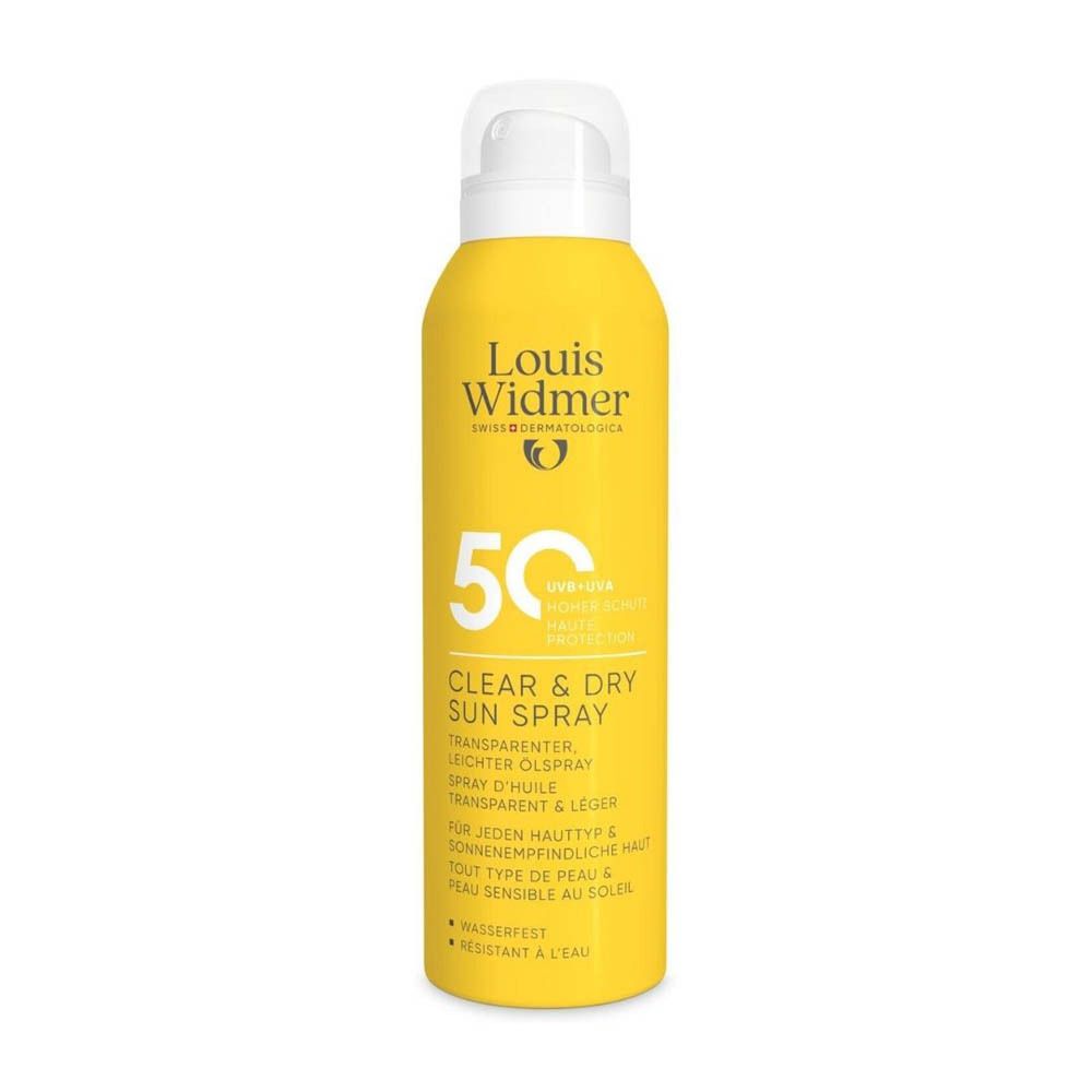 Louis Widmer Clear & Dry Sun Spray SPF50