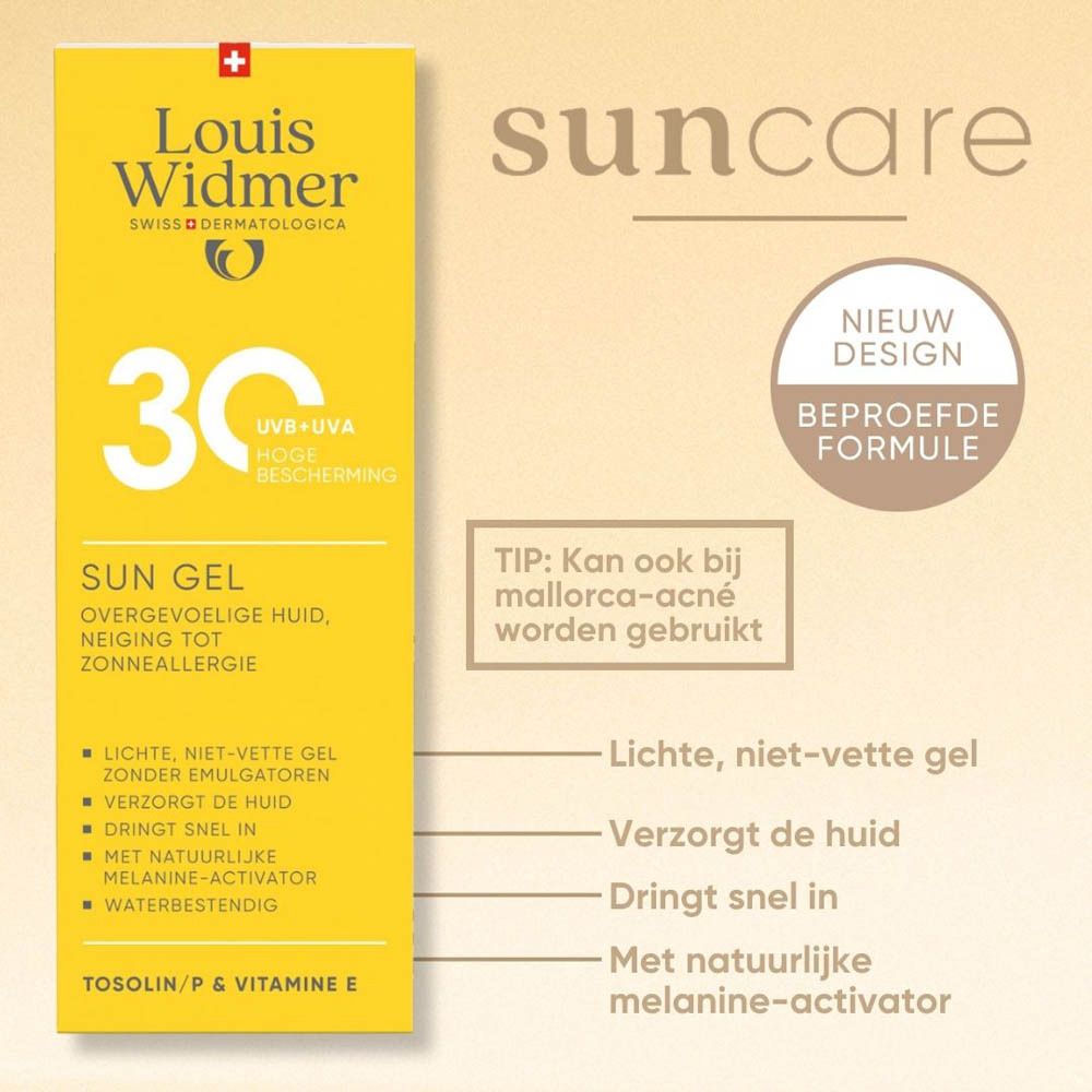 Louis Widmer Sun Gel SPF30