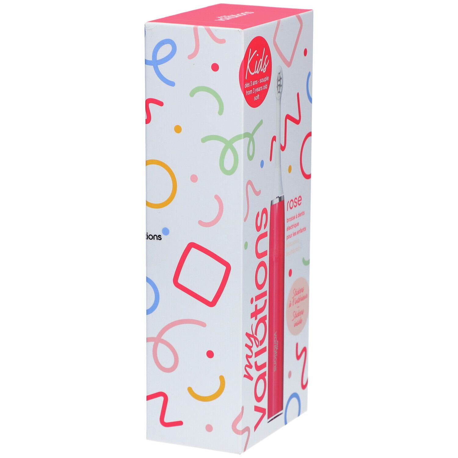 Myvariations Brosse à Dents Electrique Kids Sonic Rose