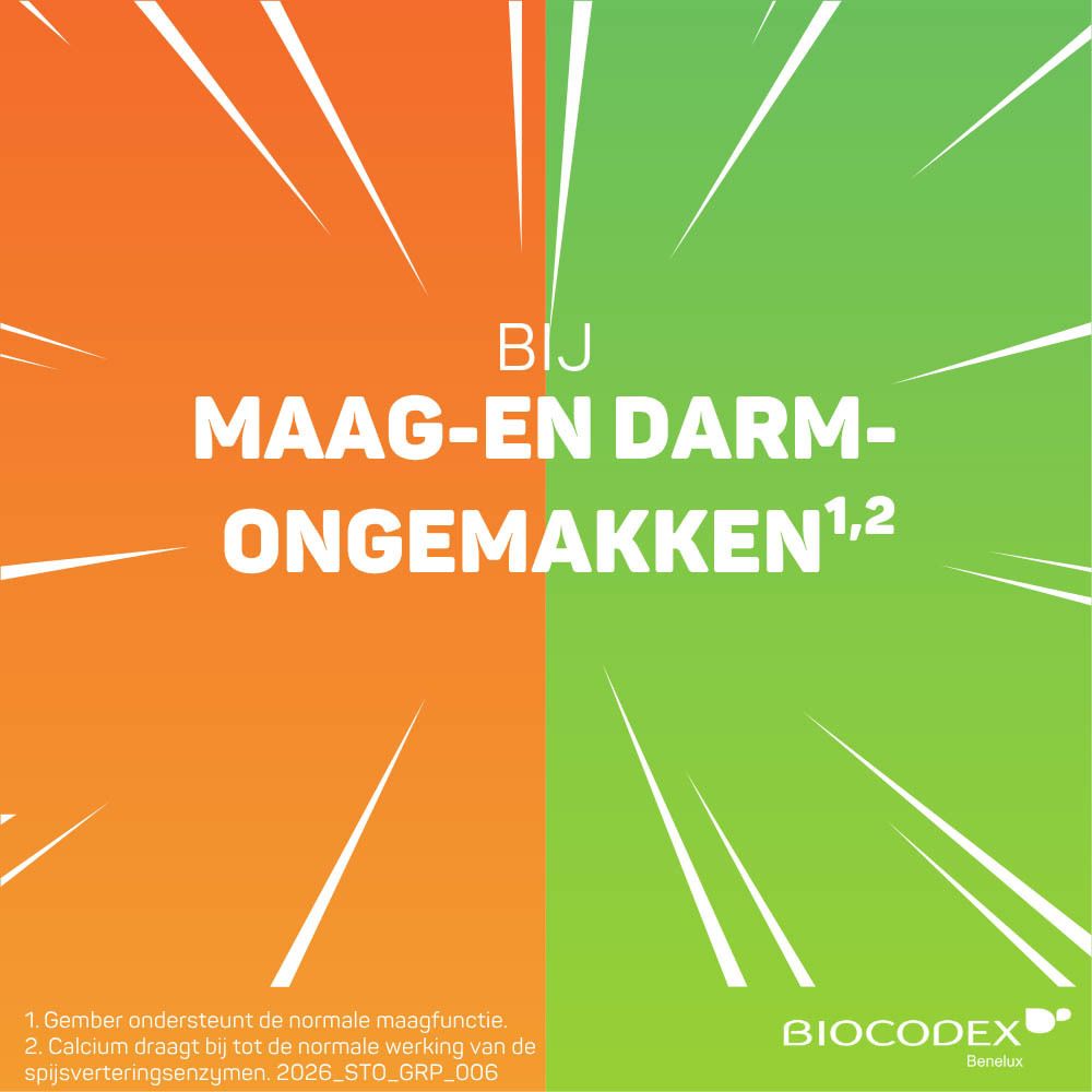 Symbiosys Stomalex verpakking met maagafbeelding en informatie over 30 capsules.