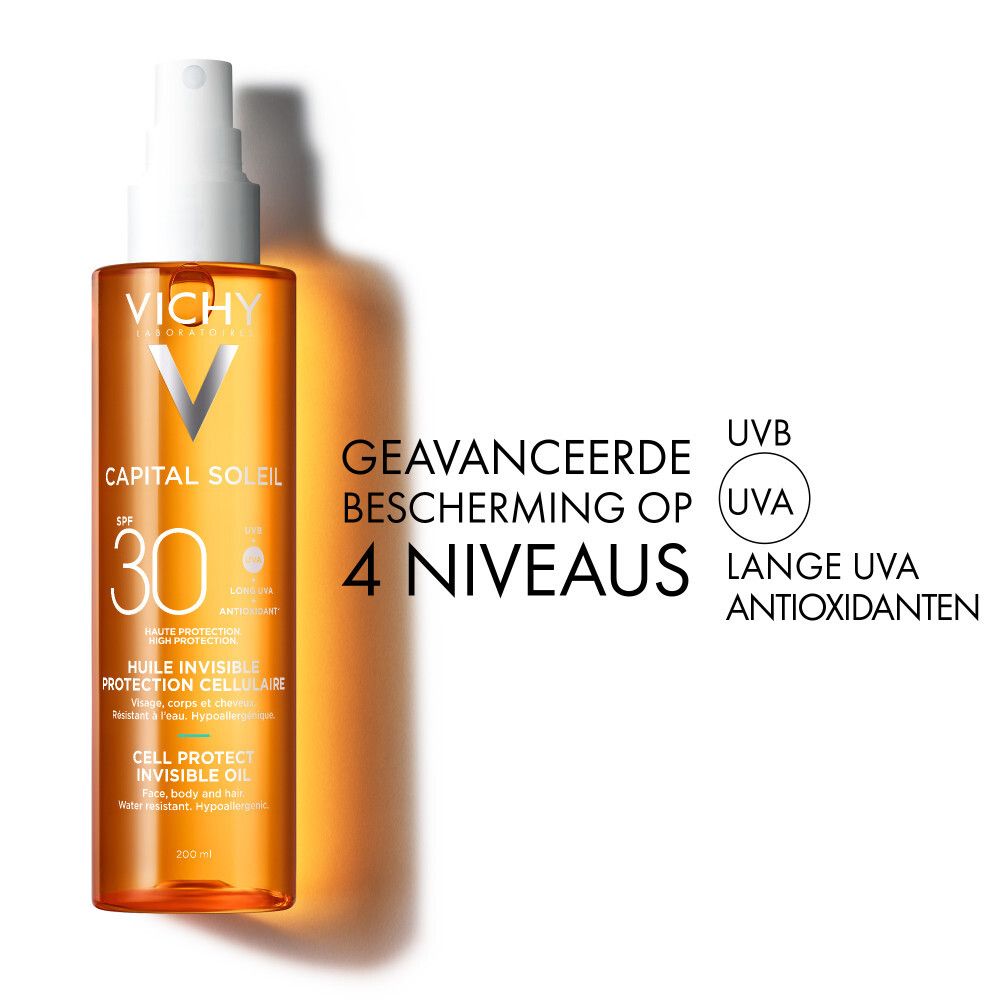 Vichy Capital Soleil Huile Invisible Protection Cellulaire SPF30