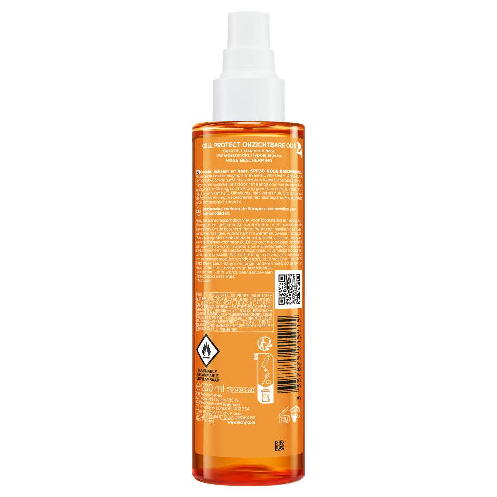 Vichy Capital Soleil Huile Invisible Protection Cellulaire SPF30