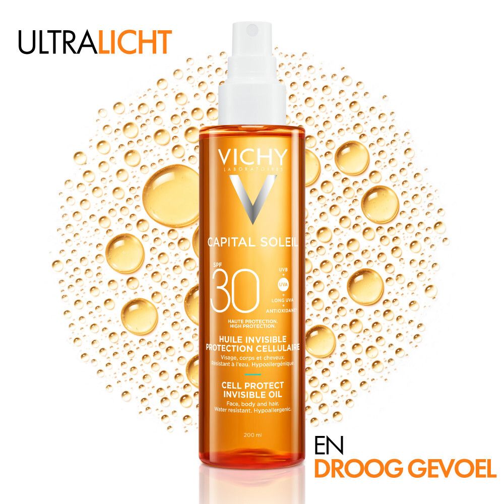 Vichy Capital Soleil Huile Invisible Protection Cellulaire SPF30