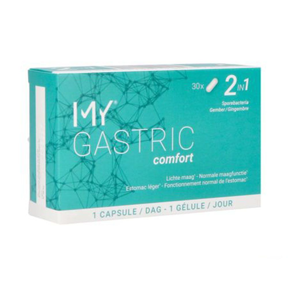 MY Gastric Comfort: 30 capsules voor lichte maag en normale maagfunctie.