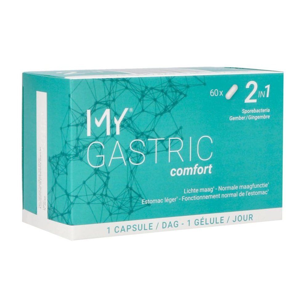 Boîte de capsules MY GASTRIC comfort, 60x 2en1, avec Sporenbakterien.