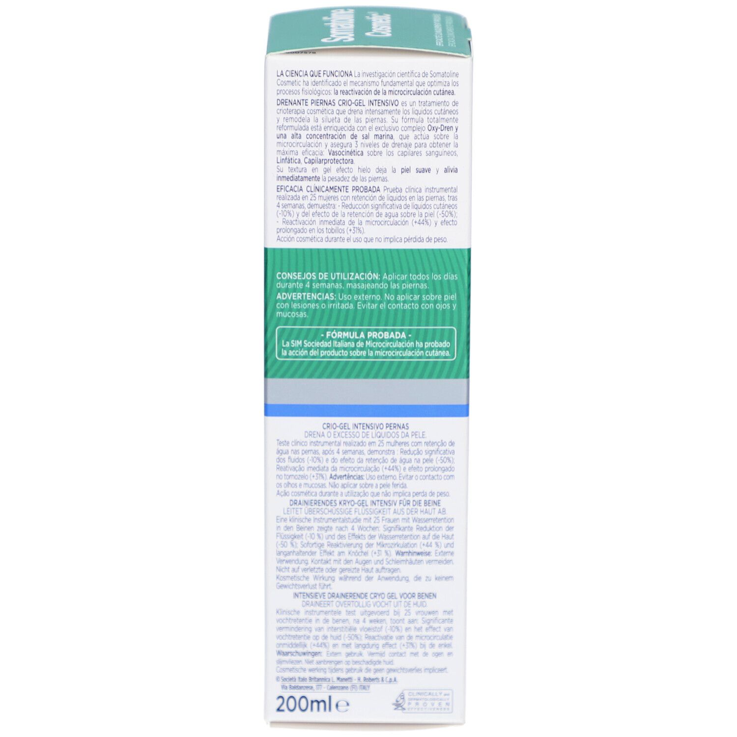 Somatoline Cosmetic® Drainant BODY-DREN Cryo-Gel Intensif Jambes