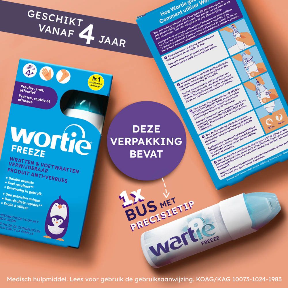 Wortie Freeze Wratten & Voetwratten Verwijderaar