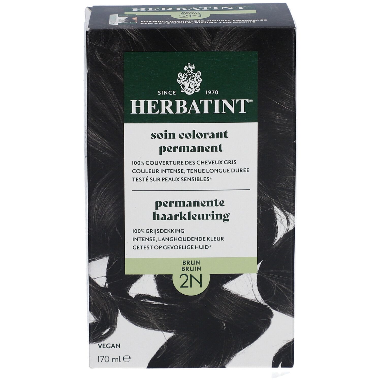 Herbatint Soin Colorant Permanent 2N Brun