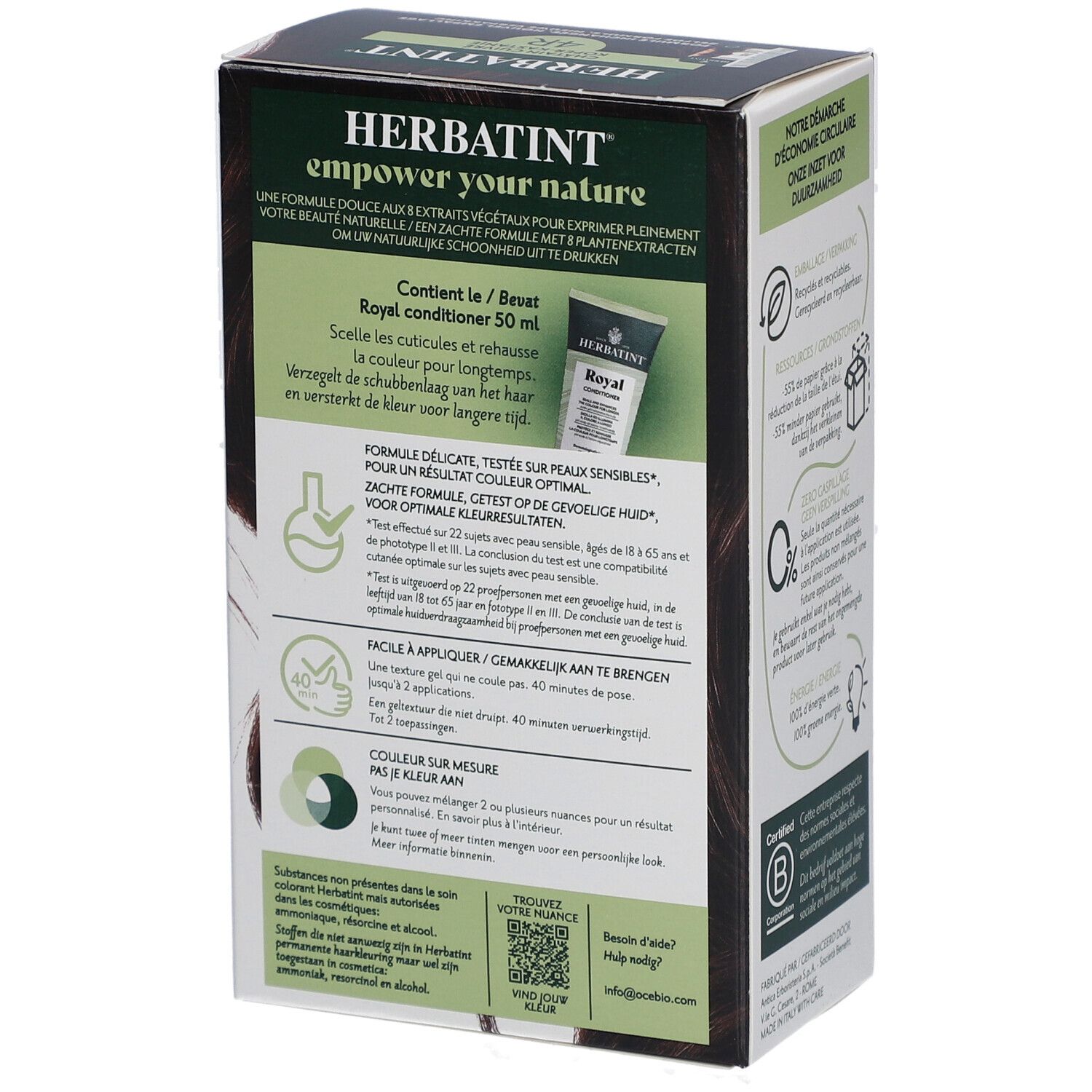 Herbatint Soin Colorant Permanent 4R Châtain Cuivré