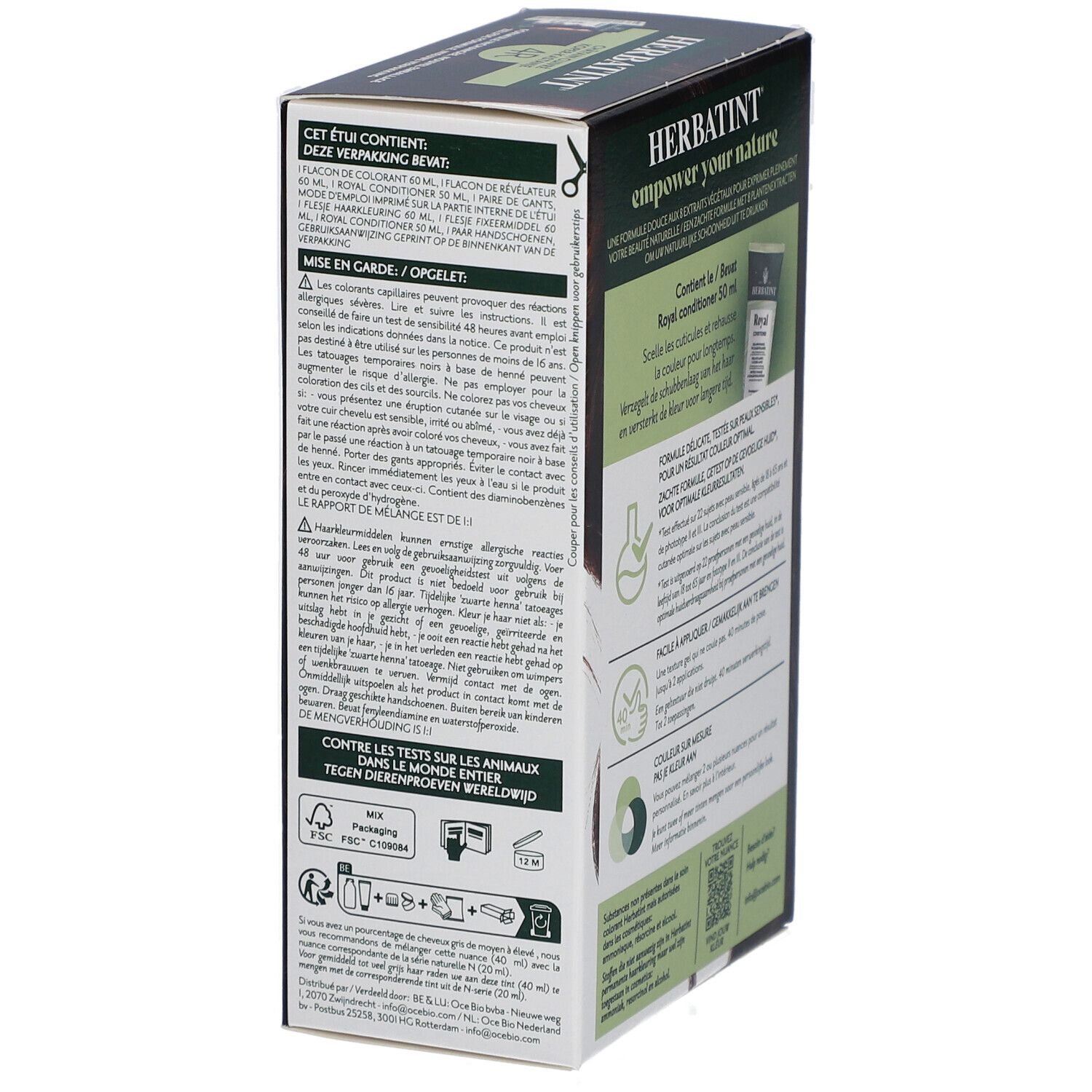 Herbatint Soin Colorant Permanent 4R Châtain Cuivré