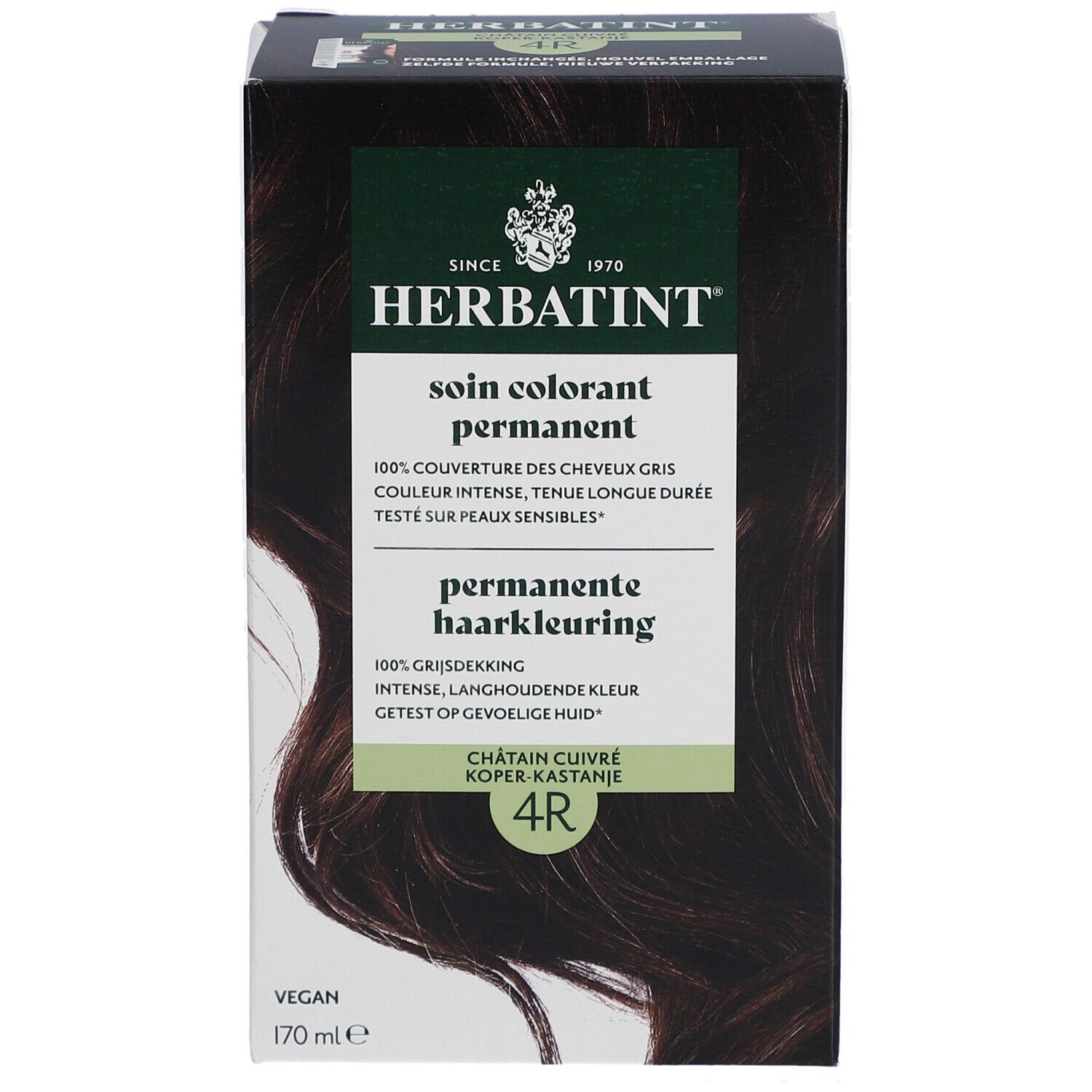 Herbatint Soin Colorant Permanent 4R Châtain Cuivré