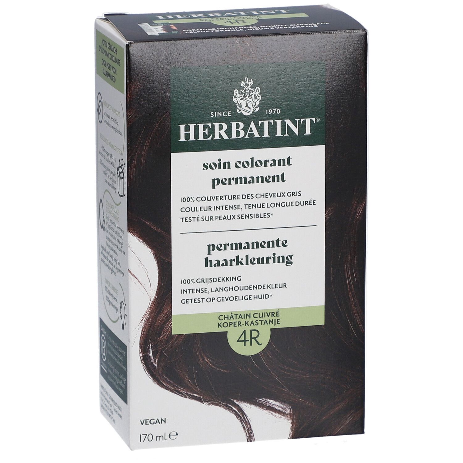 Herbatint Soin Colorant Permanent 4R Châtain Cuivré