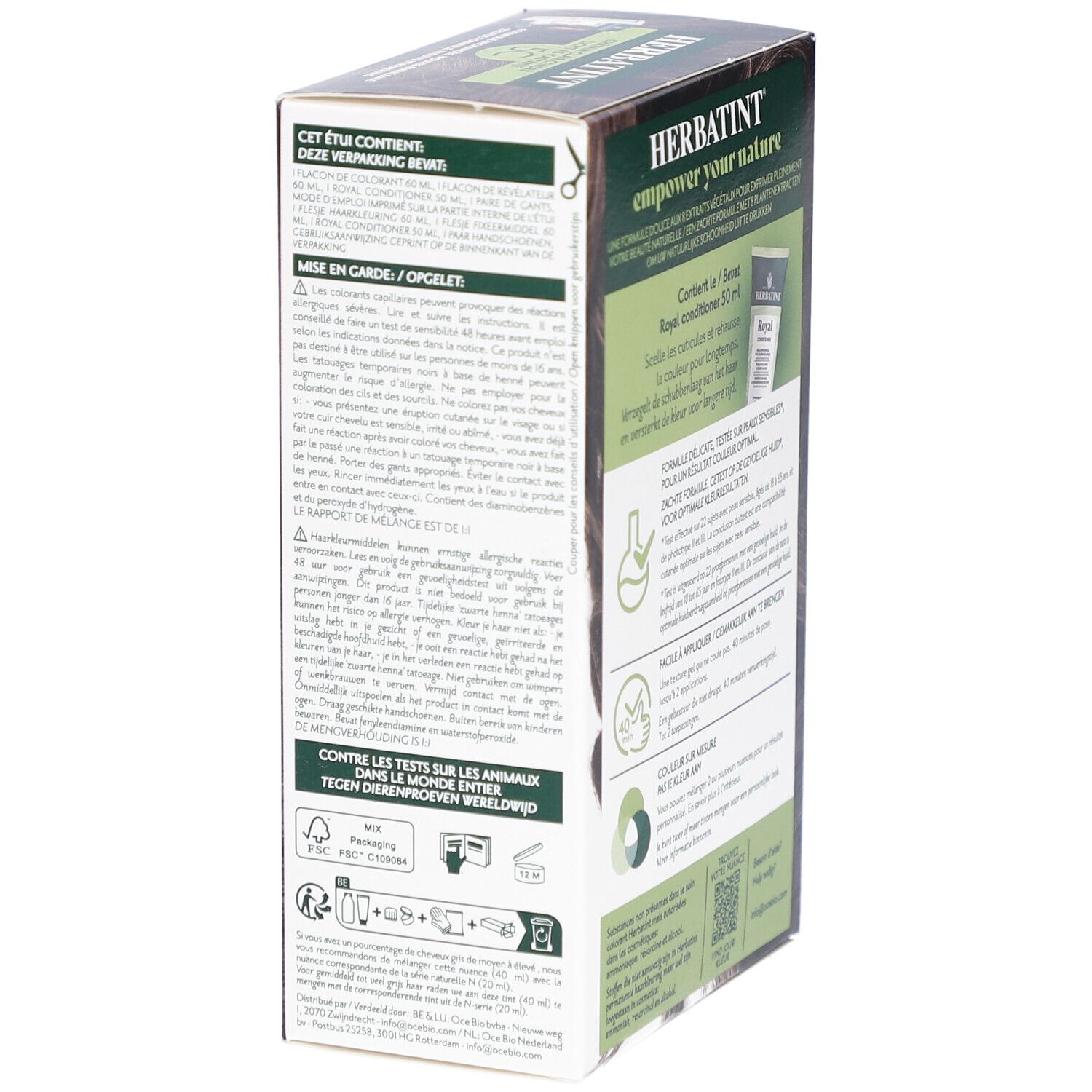 Herbatint Soin Colorant Permanent - 5C Châtain Clair Cendré