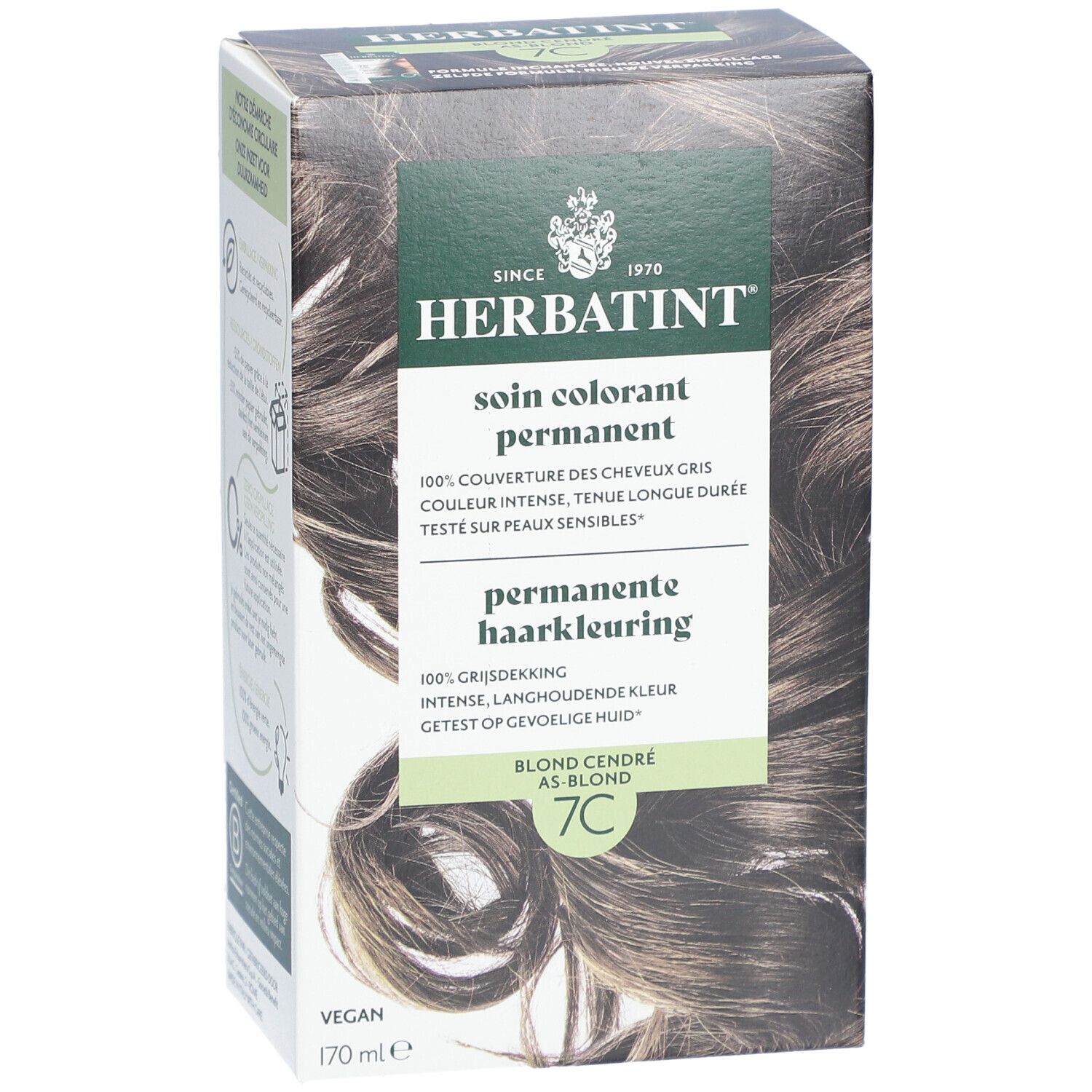 Hebatint Soin Colorant Permanent Blond Cendré