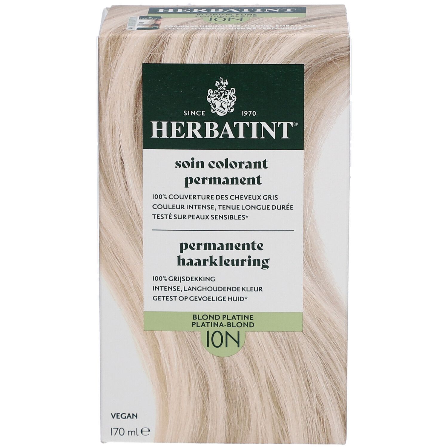 Herbatint Soin Colorant Permanent 10N Blond Platine