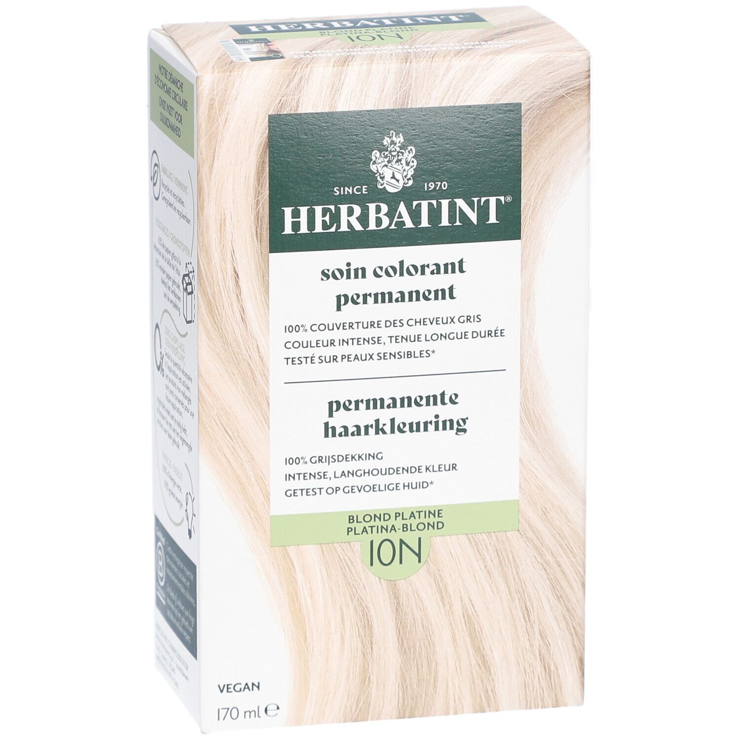 Herbatint Soin Colorant Permanent 10N Blond Platine