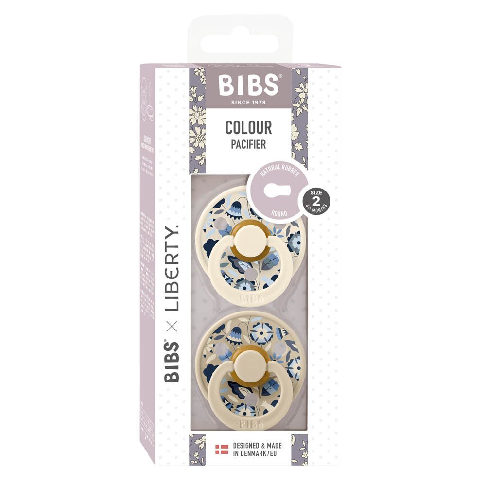 BIBS Tétine Liberty Garden Bobo Ivory 6-18 mois
