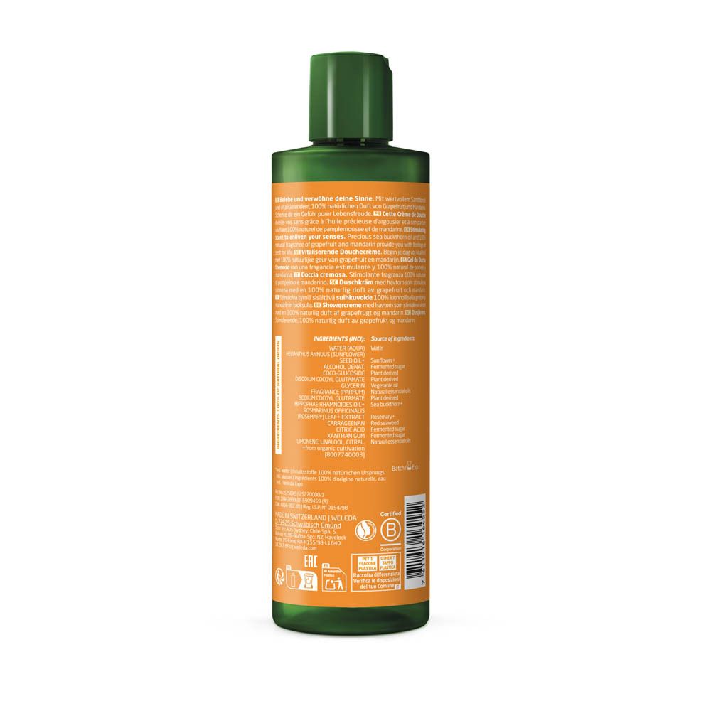 Weleda Douche Crème Vitalité Argousier Bio