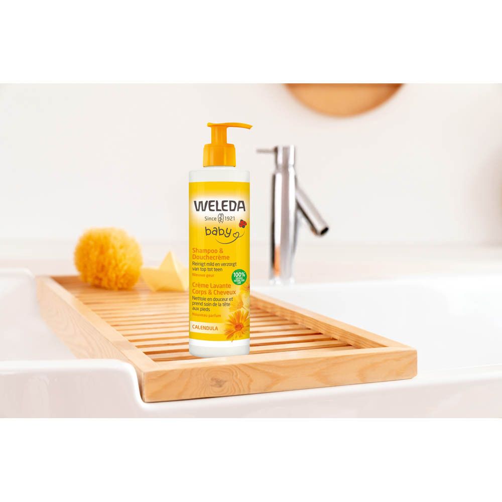 Weleda Baby Calendula Shampoo en Douchecrème Bio