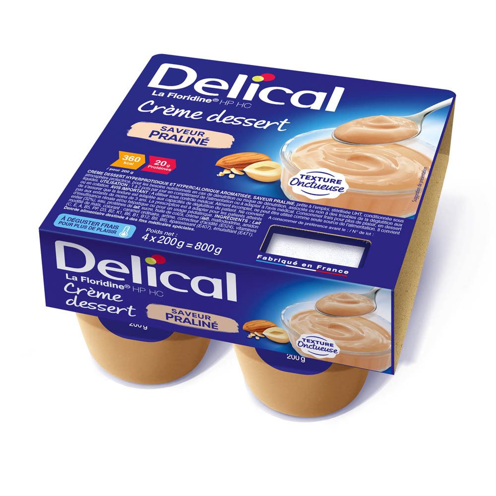 Delical Crème Dessert La Floridine® Praliné