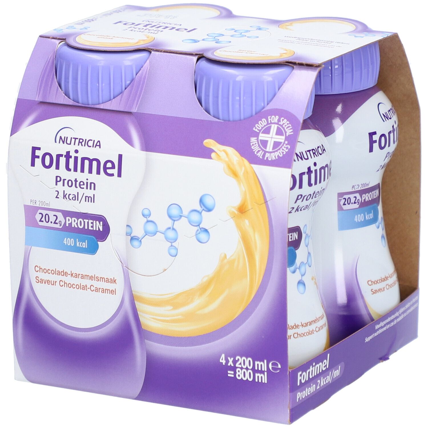 Fortimel Protein 2kcal Karamel/Chocolade