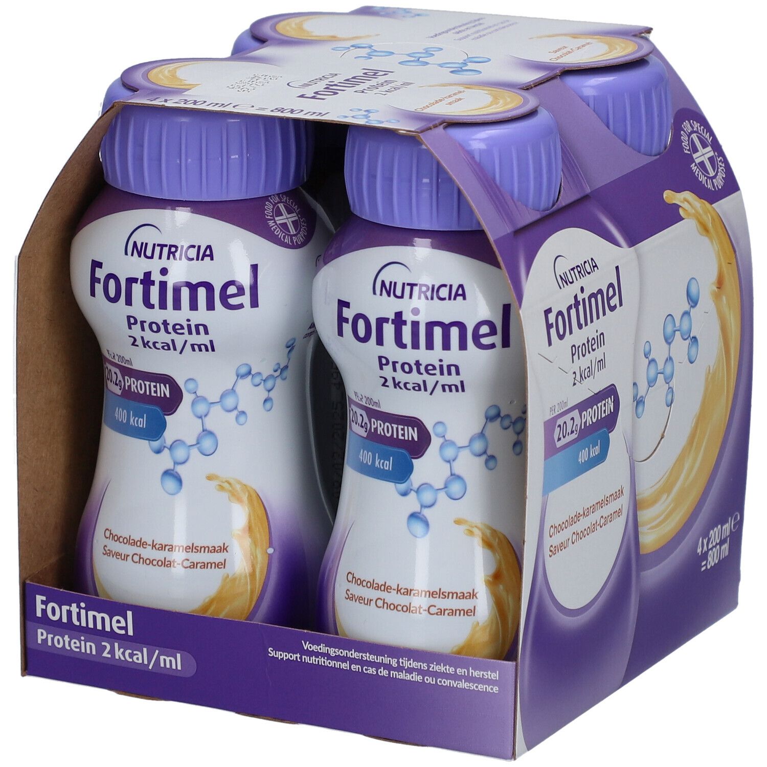 Fortimel Protein 2kcal Karamel/Chocolade